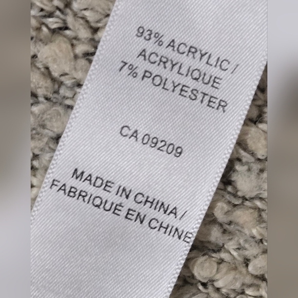 CLEO Cream & Tan Cable Knit Cardigan - Picture 10 of 10